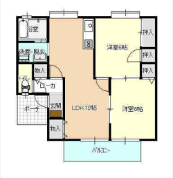 コンフォート永田町（SMOLLMOAT7）2階 2LDK｜4.3万円 自社物件