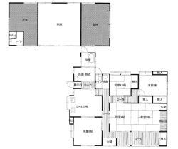 小林市 南西方(西小林駅 ) | 平屋建 5DK | 300万