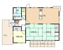 小林市 北西方（西小林駅） | 平屋建 3LDK | 250万